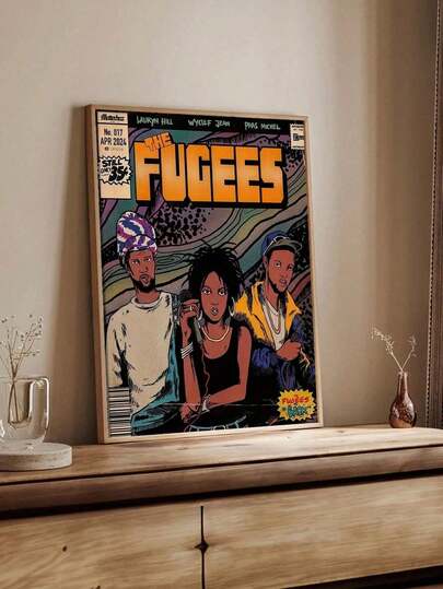 1pc Unframed Hip Hop Street Style Canvas Art Poster, Suitable For Bedroom, Living Room, Office Decor | Ideal Gift For Music Lovers