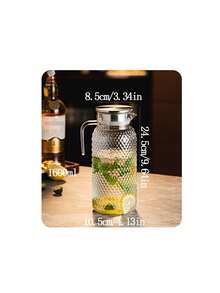 Carafa de mare capacitate pentru ceai și suc de vară este perfectă pentru prepararea ceaiului la rece și a băuturilor cu gheață. Este o alegere ideală pentru întâlniri de familie, restaurante și cafenele.
