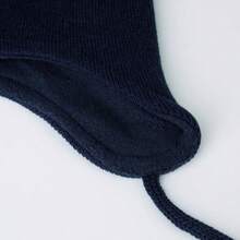 Cute Pom Pom Babys Winter Hat Infant Earflap Knit Warm Cap For Boys Girls Toddler Kids Thermal Lined Beanie