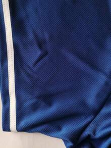 Atonmore Men's 5 Blue Baseball Jersey Casual Sports Shirt Button Embroidered Training Match Sports Shirt - Blue - View 3