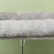 PawHut Cat Tree Tower Scratching Post Bed House, 132cm, Light Grey - Light Grey - View 9