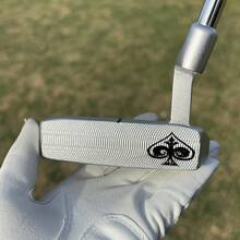 1pc Fun Golf Putting Stick With Poker Elements, 32 33 34 35 36 Inches, Hooded Golf Club - Improves Ball Speed And Accuracy, Detachable Weight.