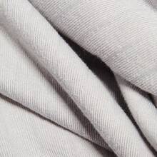 Adidas Áo nỉ chui đầu cổ tròn ngắn thoải mái, thường ngày dành cho nữ, Xuân/Thu IW4034 - Xám nhạt/xám nhạt - Xem 5