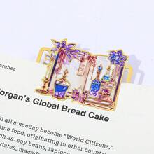 Marcapáginas de metal estilo gótico vintage, accesorios de lectura para lectores, adecuados como regalos de cumpleaños, regalos navideños para familiares y amigos, artículos de papelería de moda, regalos góticos