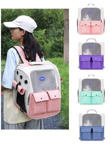 Faltbare, atmungsaktive Raumkapsel Haustiertragetasche, tragbare Katzen/Hunde Schultertasche