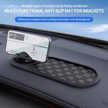 Car Anti Slip Dashboard Mat With Phone Mount 360-Degree Rotation ...