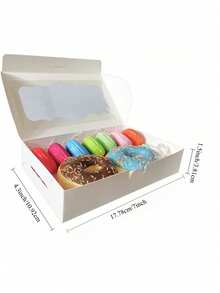 4pcs Transparent Chocolate Strawberry Packaging Boxes, Bakery Cake Dessert Boxes