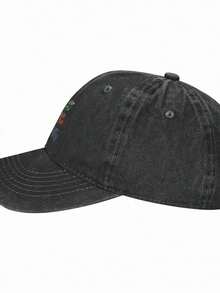 Pokemones 8 Bits Fresh Washed Denim Hat Soft And Comfortable Perfectly Blending Classic And Fashion - 黑色 - 查看 3