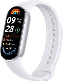Mi Band 9 Smart Watch Negro - Hasta 21 días de batería, pantalla AMOLED de 1.62", compatible con Android e iOS, marco de aluminio, monitoreo avanzado de sueño y salud, resistente al agua 5ATM - Plata - Ver 12