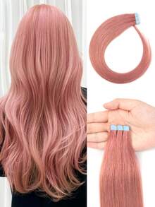 Mini Tape In Hair Extensions Human Hair Colored Invisible Tape In Human Hair Extensions Highlighted For Party Hair Accessories Human Hair Extensions Highlights Victoria Secret Wear And Go Glueless For Holiday Festival Halloween Christmas Essentials School Supplies Party Wedding,Daily ,For All People And Women Girl Bride