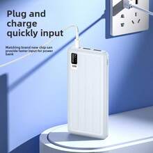 Bộ sạc dự phòng dung lượng lớn 10000mAh, sạc 10W, 2 cổng USB và 1 cổng Type-C, hỗ trợ sạc nhiều thiết bị, phù hợp với mọi điện thoại di động, làm quà tặng cho gia đình, bạn bè, sinh nhật, mùa hè, ngày lễ tình nhân, giáng sinh, lễ phục sinh. Thích hợp cho các hoạt động ngoài trời, mua sắm, du lịch và phiêu lưu ngoài trời. Pin dự phòng khẩn cấp. - Hồng - Xem 2
