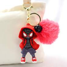 The Marvel Spider Man Hooded Silicone Keychain Features A Vibrant Color Scheme To Make Your Bag Even Brighter. It Is Suitable For Both Home And Car Scenes, Making Marvel's Charm Always With You! It Can Also Be Used As A Gift For Halloween, Christmas, New Year, Birthdays, And Outdoor Travel