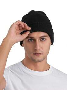 3Pcs Winter Hat Scarf Gloves Slouchy Beanie Snow Knit Skull Cap Touch Screen Mittens Circle Scarves Winter Knit Beanie Hat Neck Warmer Scarf And Touch Screen Gloves Set Thermal Lined Skull Cap For Men