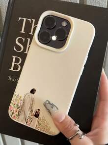 1 chiếc ốp lưng điện thoại TPU chống sốc, họa tiết hoa văn thần thoại tôn giáo màu trắng, bao phủ toàn diện, tương thích với Apple 16, 15, 14, 13, 12, 11 Pro Max và các dòng sản phẩm khác, quà tặng lễ Phục Sinh, phiên bản quốc tế, không phải phiên bản nội địa. - Nhiều màu - Xem 4