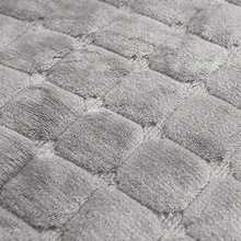 3-In-1 Recliner Cover - Quilted Velvet Fabric, Water Resistant Layer & Soft Inner Lining For Ultimate Protection - Grey - View 7