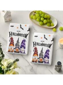 2 Stücke/12 Stücke, Drei-Zwerge-Design, Oversized, geeignet für Herbst/Winter/Frühling/Sommer/Halloween/Weihnachten/Thanksgiving/Valentinstag/Ostern, saisonale Heimdekoration, Feiertags-Heimdekoration, Küchentücher, Geschirrtücher, Küche, Camping, Campingausrüstung, Campingzubehör, Handtücher