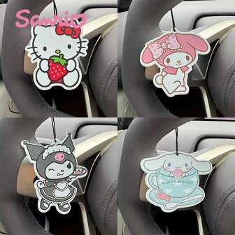 Sanrio Sanrio Sanrio Hello Kitty Scented Fragrance Hanging Decor Accessory, My Melody Air Freshener Car Interior Ornament, Home Bedroom Small Hanging Purifier