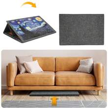 1 set Tapis de puzzle, peut contenir jusqu'à 1500 pièces, options de tailles multiples, comprend 6 tiroirs de couleurs aléatoires, tapis de puzzle léger, table de rangement de puzzle portable en feutre pour adulte