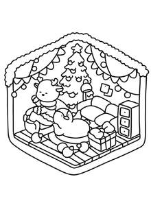1pc Xmas Corner: Coco Coloring Book For Adults And Teens Featuring Cute Cozy Daily Activities For Relaxation (Cozy Spaces Coloring) Wyo Colouring Book Gifts Toys For Girls And Boys Teen Kids Toys And School Supplies Teen Toys Coloring Books.Halloween. Christmas.Gift.Back To School Painting Kit