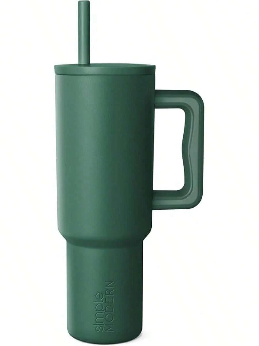- Vaso de Halloween de 40 onzas con asa y tapa de popote, a prueba de fugas, botella de agua de acero inoxidable aislada, de viaje, regalos para mujeres, hombres, él, ella, firma - Halloween: fantasmas lindos - Ver 1