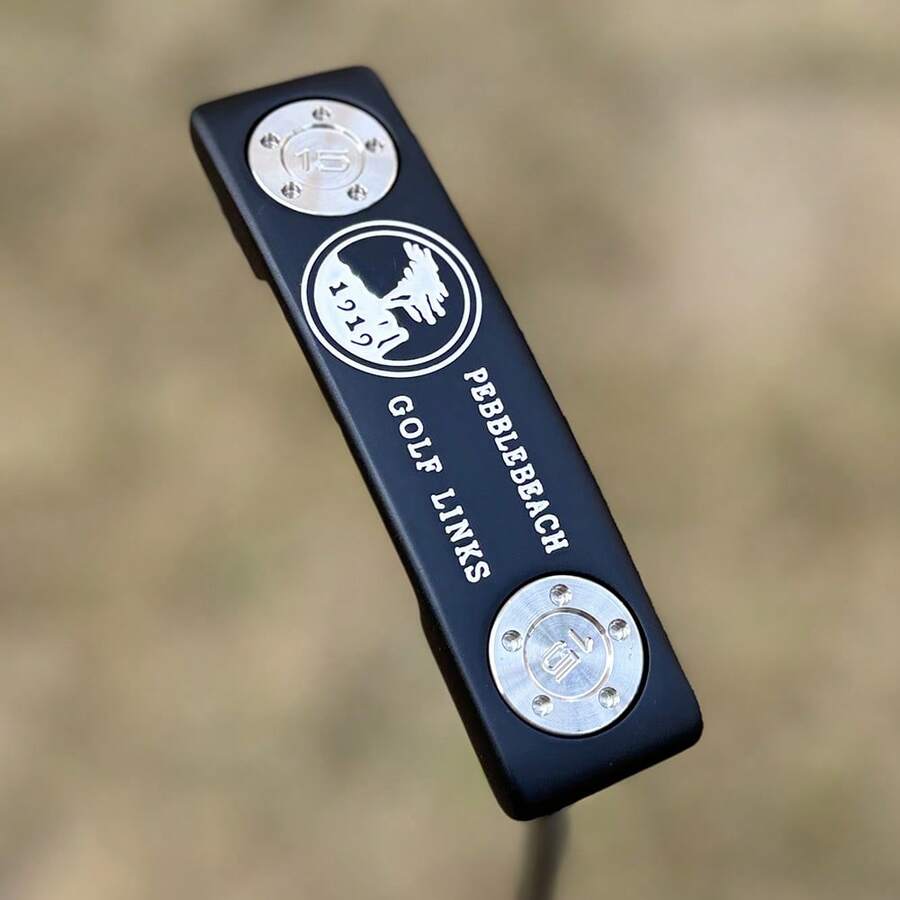 1 Black Golf Putting Golf Club 32 33 34 35 36 Inches, Hooded Golf Club - Improves Ball Speed And Accuracy, Detachable Weight. - Black - View 1