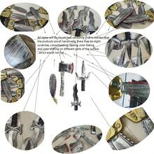 1件万圣节角色扮演塑料玩具，包含逼真斧头、逼真电锯、逼真美元道具、派对用品。注意：由于手工制作，不同部件可能存在轻微划痕、串色、染色、褪色或色差，均属正常现象。[部分组件随机选择，可能存在颜色差异] - 彩色 - 查看 12