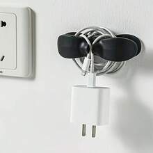 Bộ 5/8/12 dụng cụ quấn dây điện cho thiết bị nhà bếp không cần khoan - trắng - Xem 9