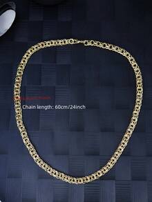 1 Piece Hip-Hop Punk Style Infinity Symbol 14K Gold-Plated Zinc Alloy Thick Chain Motorcycle Accessory - Infinity Symbol - View 17