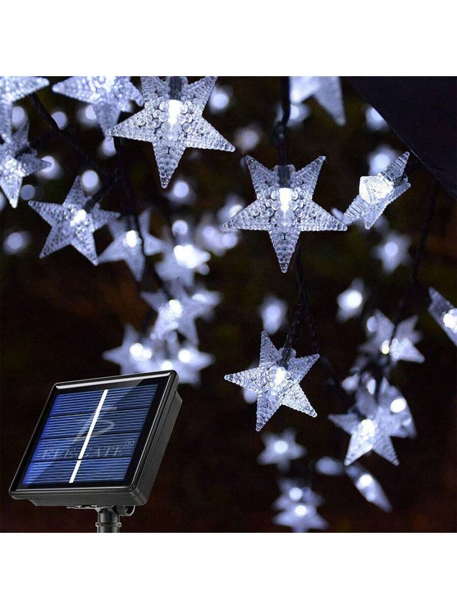 Star Christmas Light String Cortina LED