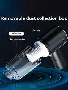 Easypie Selection Aspiradora de mano 3 en 1 - 2000mAh, carga rápida y succión húmeda/seca potente para coche, hogar y mascotas, carga USB-C, filtro lavable, purificador de aire silencioso y kit de boquillas múltiples, un imprescindible para el detallado de automóviles, la limpieza de teclados, la organización de escritorios, el cuidado del interior del conductor y los entusiastas de los gadgets de limpieza del hogar