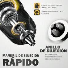 Kit Desatornillardor Electrico Taladro Inalámbrico