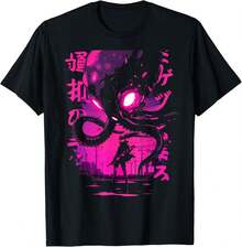 Cyberpunk Anime Girl Kaiju Octopus Manga Gothic Japanese T-Shirt - màu đen - Xem 1