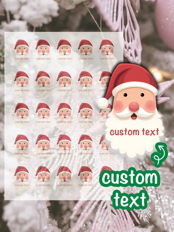 Christmas Present Label Santa Name Gift Sticker - Personalized Gift Sticker Labels For Friends & Family.Effortlessly Label Your Christmas Gifts And Presents And Make Them Truly Unique And Personalised For Family, Loved One's Friends And Work Colleagues! Simply Peel And Stick To Apply Our Christmas Gift Labels.The Simple Way To Add A Magical Festive Finish To Your Presents And Gifts. Prevent Getting Your Presents Mixed Up As Well!