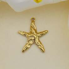 1pc Stainless Steel Fashionable Beach Vacation Pendant, DIY Handmade Bracelet, Earring, Hanging Decor Accessory