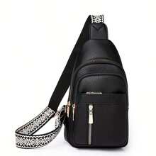 Leather Luxury Handbags Ladies Bag Designer Shoulder Crossbody Bags For Women 2024 New Bolsa Feminina - 黑色 - 查看 8