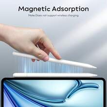 قلم تعمل باللمس متوافق مع أجهزة iPad (2018-2025)، iPad Pro (11/12.9 بوصة)، iPad Air 3/4/5، iPad 11/10/9/8/7/6، iPad Mini 6/5، مع ميزة رفض راحة اليد، شحن سريع، حساسية للميل، كتابة بتأخير منخفض، مثالي كهدية للطلاب والرسامين والأمهات والعائلة والأصدقاء والأطفال وأعياد الميلاد والمناسبات، إكسسوارات الهاتف