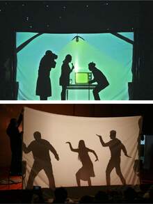 GAINVANE 100/120/150 英寸投影仪屏幕，16：9 高清可折叠便携式投影仪屏幕，支持双面投影，面料抗皱且可清洗，适用于露营/户外/派对/游戏/家庭影院。面料不厚。