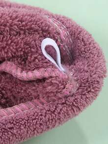 Cartoon bestickter Hut mit wehenden Haaren, Damen Badehaube mit wasserabsorbierender Dreieckskappe, wasserabsorbierende Haartrocknertücher, Damen Schnelltrocknende Haartücher, hochabsorbierende Korallsamt Damen Haartuchset, Schule, Reise, Urlaubsartikel, Haaraccessoires für Damen, Haare, Reise, Haarprodukte, Haarwerkzeuge, Harzeug, Friseur, Friseurzubehör, Friseursalon, Friseurausrüstung