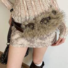 Vintage Western Style Brown Rivet Belt, Floral Waist Rope Design, Suitable For Skirts And Jeans - Multicolor - View 16