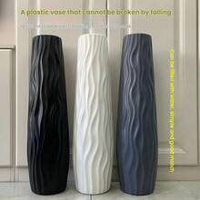 Bình hoa lớn đặt sàn, thích hợp cho hoa khô, hoa tươi, hoa giả, kiểu dáng nghệ thuật cổ điển, thích hợp trang trí lò sưởi, phòng ngủ, nhà bếp, phòng khách, làm vật trang trí trung tâm, bàn làm việc/trang trí nhà khách sạn. Bình hoa thủy tinh. - Nhiều màu - Xem 3