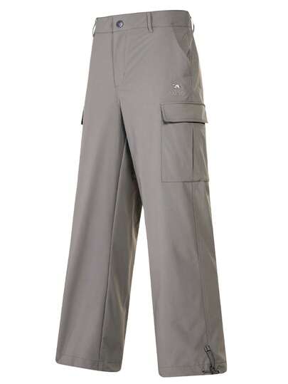 CAMEL CROWN Men's Outdoor Casual Overalls Spring And Summer Slim Straight Sports Trousers Waterproof Hiking Pants