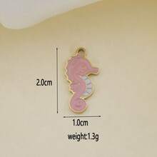 1pc Stainless Steel Fashionable Beach Vacation Pendant, DIY Handmade Bracelet, Earring, Hanging Decor Accessory