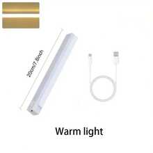 LED Wireless Motion Sensor Cabinet Light, Magnetic USB Rechargeable Night Light (10/20/30/50cm) For Lighting In Kitchen, Bedroom, Cabinet, Wardrobe, Stairs, Hallway - Cabinet Lights - View 17