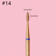 1 件装角质层清洁指甲钻头，钛合金俄罗斯指甲钻头，专业指甲下清洁器，用于去除角质层死皮