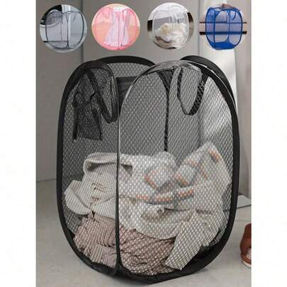 1/2/3/5 pièces Panier à linge pliable avec poche latérale, panier à linge de grande capacité