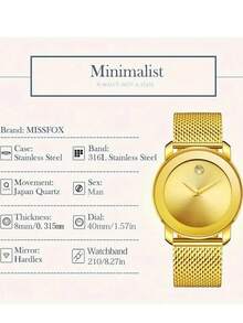 2025 Elegant Fashion Round Dial Analog Quartz Watch, Casual  Wristwatch, Watches For Women, Fashion - Bạc - Xem 6