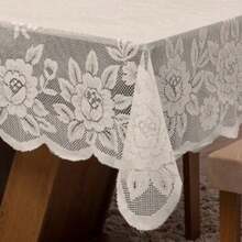 Straw - Kitchen Tablecloth With 6 Lace Chairs 2.30 X 1.50 - Light Yellow - View 2