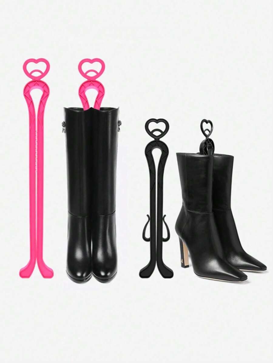 1pc Women's Tall Boot Support Insert, Plastic Lining Support To Prevent Boot Deformation And Wrinkles, Suitable For Women's Thigh-High Boots, Knee-High Boots, Over-The-Knee Boots, Autumn/Winter - Multicolor - View 1