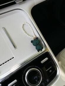 Cute Cartoon Beaded Keychain, Creative Car Key Chain Pendant, Bag Charm Pendant