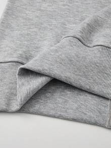 WAKYME 3pcs Women's Casual Sports Set - Cropped Zip-Up Hoodie + Criss-Cross Sports Bra + High-Waisted Wide Leg Pants, Light Gray & White, Fashionable Daily Wear - Multicolor - View 8